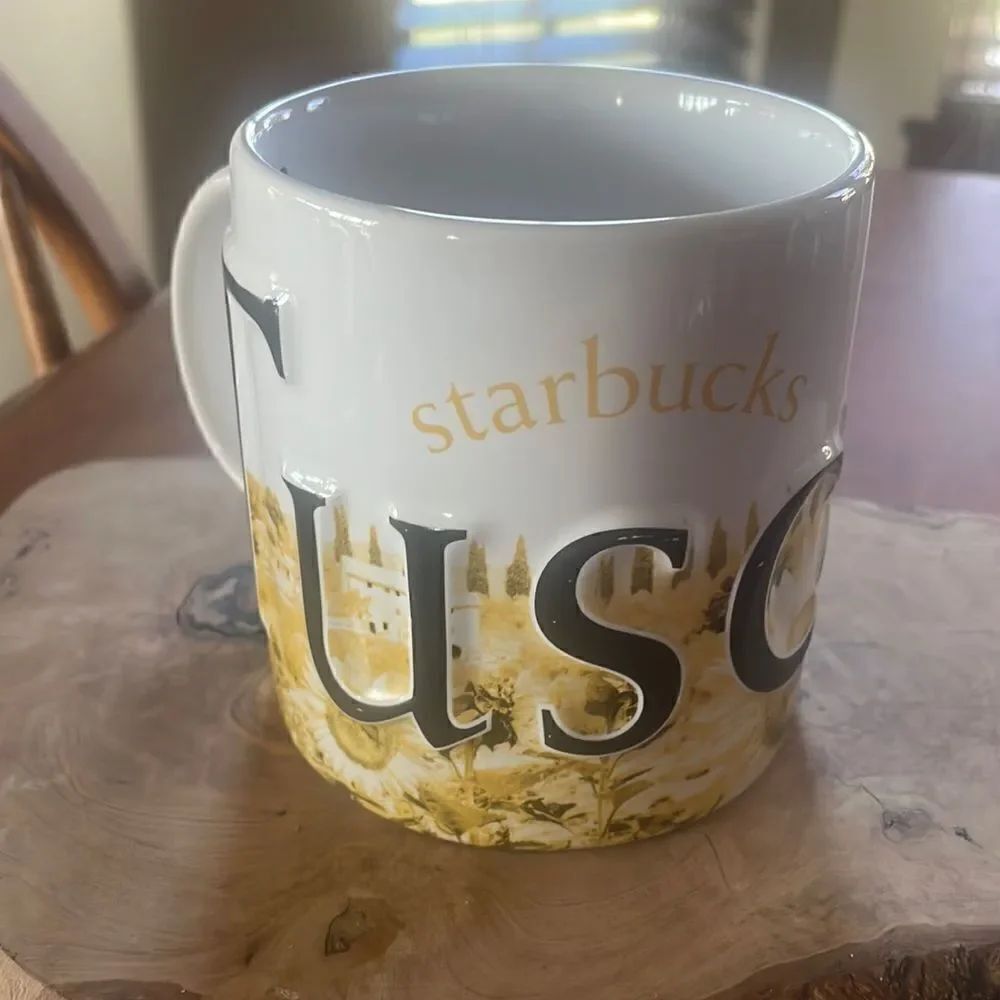 Starbucks 2003 Tuscany Barista Italian Edition II Collection Series Coffee Mug.